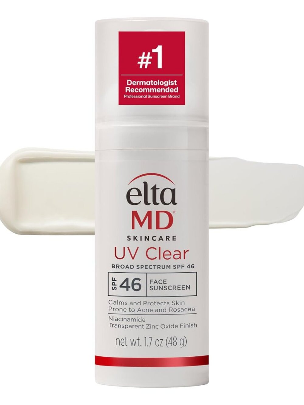 EltaMD UV Clear Broad Spectrum SPF 46 Face Sunscreen Zinc Oxide 1.7 oz New